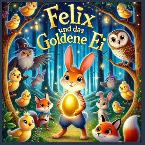 Felix und das goldene Ei: Eine zauberhafte Ostergeschichte mit tollen Ausmalbildern von Independently published