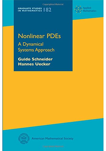 Nonlinear PDEs: A Dynamical Systems Approach (Graduate Studies in Mathematics, 182, Band 182) von American Mathematical Society