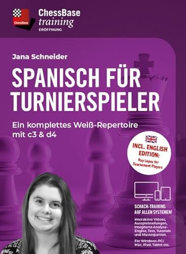 Spanisch für Turnierspieler: Ein komplettes Weiß-Repertoire mit c3&d4 (ChessBase training: Interaktive Schachvideokurse für alle Systeme) von Chess-Base