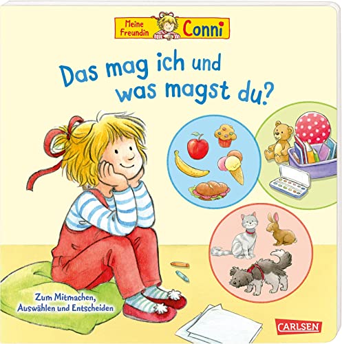 Conni-Pappbilderbuch: Meine Freundin Conni. Das mag ich und was magst du?: Zum Mitmachen, Auswählen und Entscheiden | Interaktives Buch ab 3 Jahren zur spielerischen Förderung der Selbstwahrnehmung Conni-Pappbilderbuch: Meine Freundin Conni. Das mag ich und was magst du?: Zum Mitmachen, Auswählen und Entscheiden | Interaktives Buch ab 3 Jahren zur spielerischen Förderung der Selbstwahrnehmung
