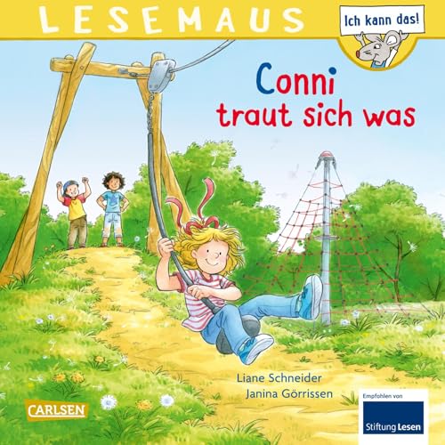 LESEMAUS 115: Conni traut sich was: Tolle Bilderbuchgeschichte ab 3 über Angst und Mut (115) von Carlsen