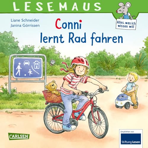 LESEMAUS 39: Conni lernt Rad fahren: Komplett überarbeitete Neuausgabe | Tolle Bilderbuchgeschichte für Kinder ab 3, die das Radfahren lernen (39) von Carlsen