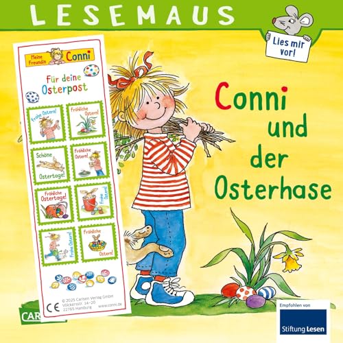 LESEMAUS 77: Conni und der Osterhase: Bilderbuchgeschichte für Kinder ab 3 | mit tollen Stickern für die Osterpost (77)