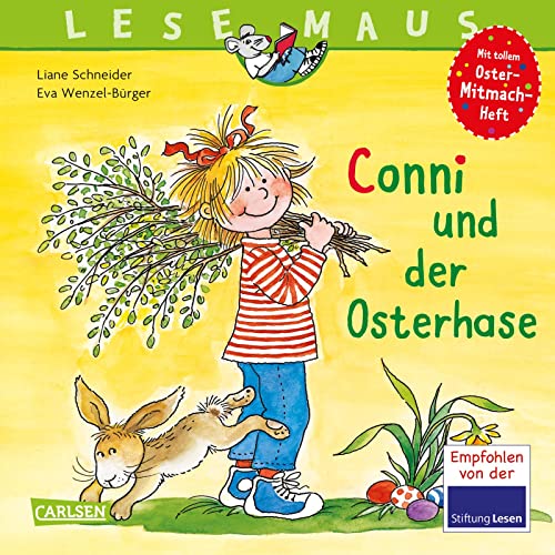 LESEMAUS 77: Conni und der Osterhase: Bilderbuchgeschichte mit tollem Oster-Mitmach-Heft zum Rätseln & Basteln für Kinder ab 3 (77)