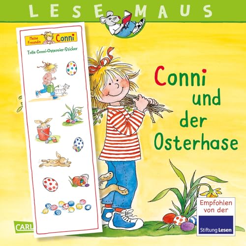 LESEMAUS 77: Conni und der Osterhase: Mit tollem Oster-Stickerbogen | Fröhliche Bilderbuchgeschichte für Kinder ab 3 (77) von Carlsen