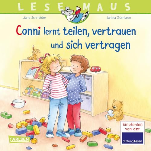 LESEMAUS: Conni lernt teilen, vertrauen und sich vertragen: Bilderbuch für Kinder ab 3 Jahre | Vermittlung sozialer Kompetenzen