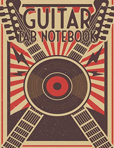Guitar Tab Notebook: Music Paper for Guitarists and Musicians - Guitar Tablature Notebook 8.5 x 11 with 110 Pages - Blank Tab Music Sheets for Music Chord Notation