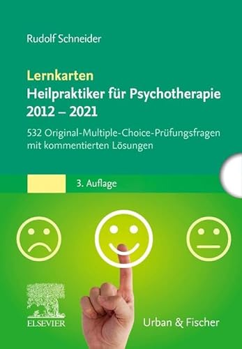 Lernkarten Heilpraktiker für Psychotherapie: 532 Original-Multiple-Choice-Prüfungsfragen mit kommentierten Lösungen von Urban & Fischer Verlag/Elsevier GmbH