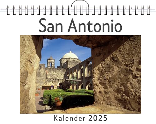 San Antonio - (Wandkalender 2025, Kalender DIN A4 quer, Monatskalender im Querformat mit Kalendarium, das perfekte Geschenk) von FlipFlop