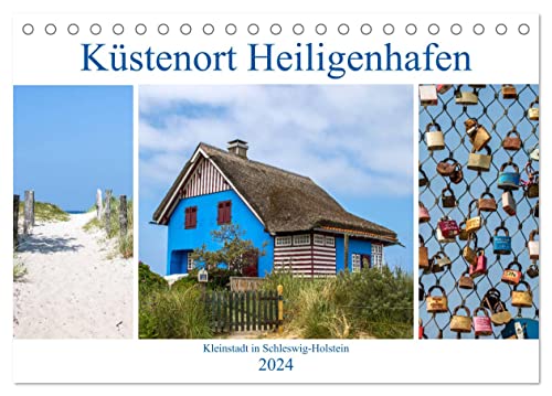 Küstenort Heiligenhafen (Tischkalender 2024 DIN A5 quer), CALVENDO Monatskalender von CALVENDO