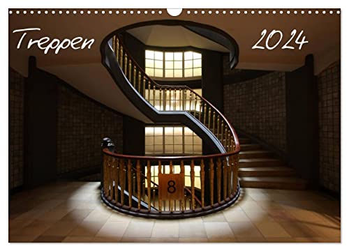 Treppen (Wandkalender 2024 DIN A3 quer), CALVENDO Monatskalender