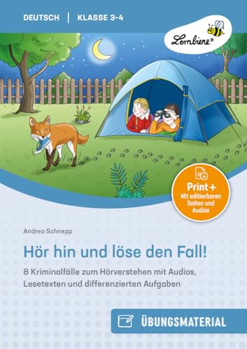 Hör hin und löse den Fall: 8 Kriminalfälle zum Hörverstehen mit Audios, Lese texten und differenzierten Aufgaben für Klasse 3-4 Hör hin und löse den Fall: 8 Kriminalfälle zum Hörverstehen mit Audios, Lese texten und differenzierten Aufgaben für Klasse 3-4