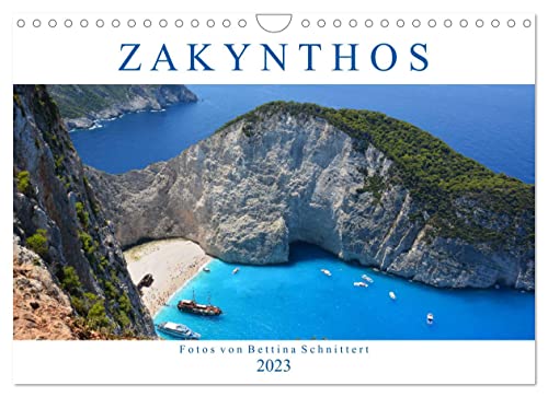 Zakynthos 2023 (Wandkalender 2023 DIN A4 quer): Fotografien von der ionischen Insel Zakynthos (Monatskalender, 14 Seiten ) (CALVENDO Orte)
