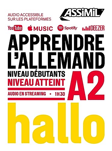 ASSiMiL Apprendre l'allemand - Audio-Sprachkurs - Niveau A1-A2: Deutschkurs auf Französisch für Anfänger, Lehrbuch + Audio-Streaming (Obiettivo lingue)