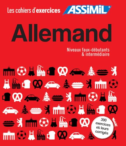 Coffret Cahiers d'exercices ALLEMAND: Faux débutants & intermédiaire (Quaderni)