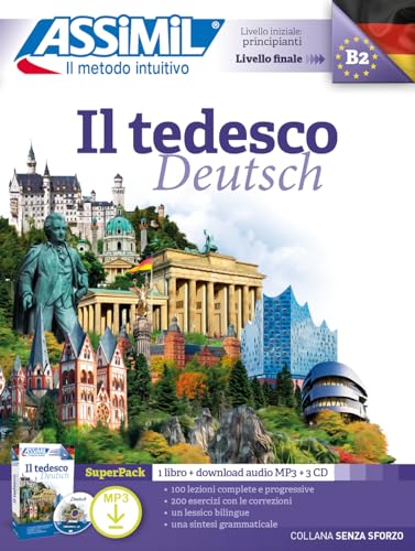 Il tedesco. Con 3 CD-Audio. Con File audio per il download (Senza sforzo) von Assimil Italia