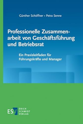 Professionelle Zusammenarbeit von Geschäftsführung und Betriebsrat: Ein Praxisleitfaden für Führungskräfte und Manager von Schmidt, Erich