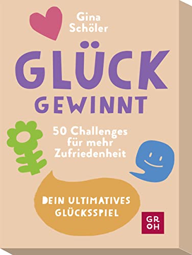 Glück gewinnt - 50 Challenges für mehr Zufriedenheit: Dein ultimatives Glücksspiel | Kartenbox für mehr Balance und Glück (Geschenke für mehr Lebensfreude, Glücksgefühle und Achtsamkeit im Alltag) Glück gewinnt - 50 Challenges für mehr Zufriedenheit: Dein ultimatives Glücksspiel | Kartenbox für mehr Balance und Glück (Geschenke für mehr Lebensfreude, Glücksgefühle und Achtsamkeit im Alltag)