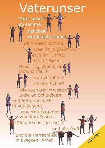 Vaterunser-Poster mit Bewegungen