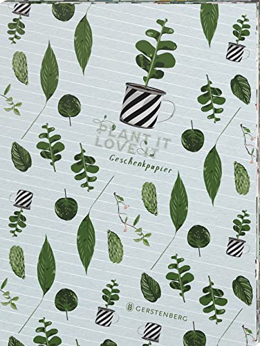 Plant it - Love it! Geschenkpapier-Heft Motiv Pflanzenkinder: 2 x 5 Bögen von Gerstenberg Verlag