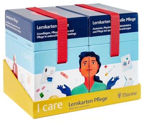 I care Lernkarten Pflege – Set (im Schuber) von Thieme
