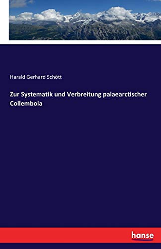 Zur Systematik und Verbreitung palaearctischer Collembola von Hansebooks