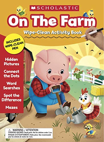 On the Farm Wipe-Clean Activity Book von Scholastic