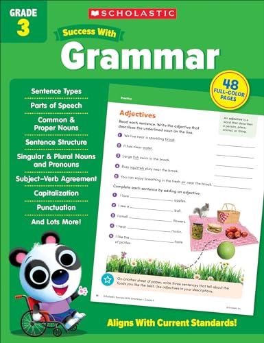 Scholastic Success With Grammar, Grade 3