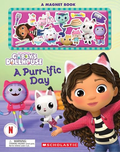 A Purr-ific Day: Gabby's Dollhouse Magnet Book von Scholastic Inc.