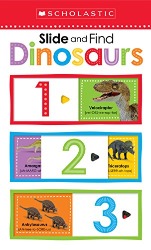 Dinosaurs 123: Scholastic Early Learners (Slide and Find) (Slide and Find - Scholastic Early Learners)