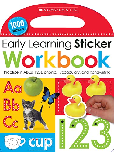 Early Learning Sticker Workbook: 1 (Scholastic Early Learners)