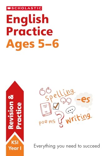 English practice book for ages 5-6 (Year 1). Perfect for Home Learning. (100 Practice Activities)