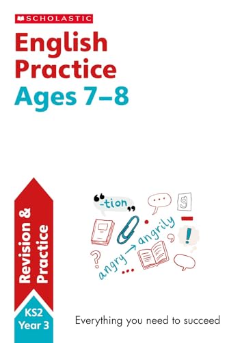 English practice book for ages 7-8 (Year 3). Perfect for Home Learning. (100 Practice Activities)