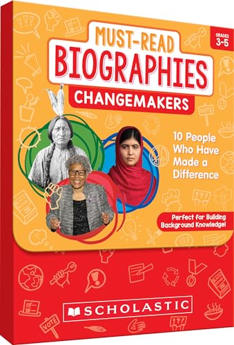 Must-read Biographies - Change Makers: Knowledge-building Stories of 10 People Who Have Made a Difference von Scholastic Teaching Resources