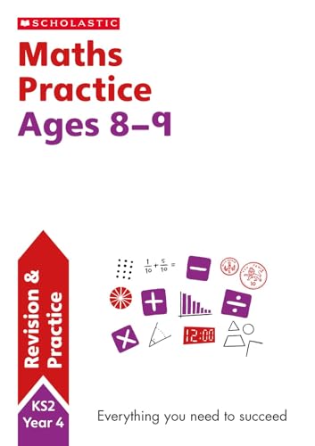 Maths practice book for ages 8-9 (Year 4). Perfect for Home Learning. (100 Practice Activities)