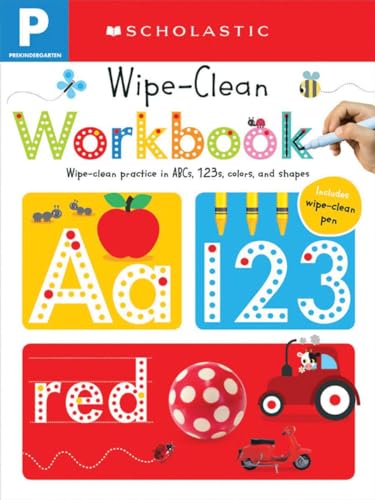 Pre-K Wipe-Clean Workbook: Scholastic Early Learners (Wipe-Clean Workbook): Included Wipe Clean Pen