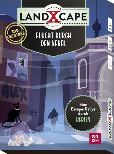 LandXcape - Flucht durch den Nebel: Eine Escape-Rallye quer durch Berlin | Mehrfach spielbares Escape Game für Kinder ab 12 & Erwachsene LandXcape - Flucht durch den Nebel: Eine Escape-Rallye quer durch Berlin | Mehrfach spielbares Escape Game für Kinder ab 12 & Erwachsene