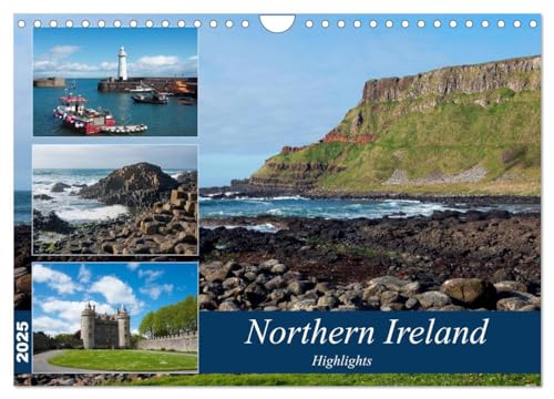 Northern Ireland (Wall Calendar 2025 DIN A4 landscape), CALVENDO 12 Month Wall Calendar: Northern Ireland - a very attractive and - Highlights
