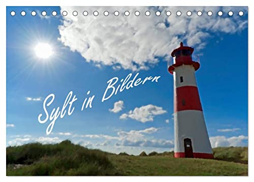 Sylt in Bildern (Tischkalender 2025 DIN A5 quer), CALVENDO Monatskalender von CALVENDO