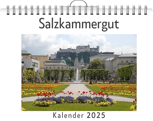 Salzkammergut - (Wandkalender 2025, Kalender DIN A4 quer, Monatskalender im Querformat mit Kalendarium, das perfekte Geschenk) von FlipFlop