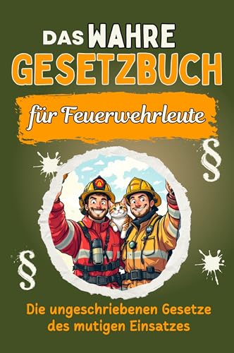 Das wahre Gesetzbuch für Feuerwehrleute: Die ungeschriebenen Gesetze des mutigen Einsatzes. Genial lustiges Humorbuch - Das perfekte Geschenk für Weihnachten und Geburtstag von FlipFlop