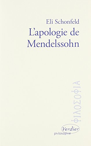 L'apologie de Mendelssohn