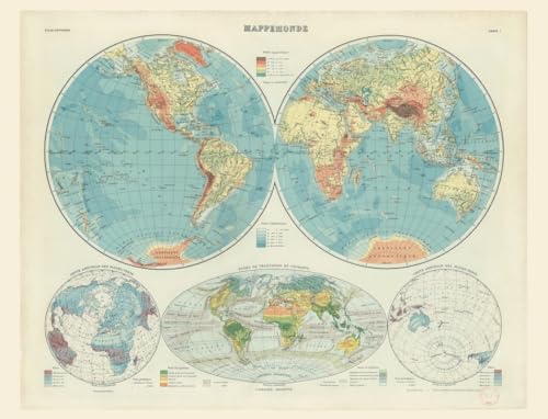 Carte – Mappemonde von RELIEFS