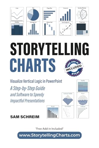 Storytelling Charts: Visualize Vertical Logic in PowerPoint: A Step-by-Step Guide and Software to Speedy Impactful Presentations (Storytelling with Charts) von SCAS Inc