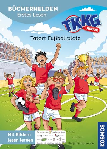 TKKG Junior, Bücherhelden Erstes Lesen, Tatort Fußballplatz: Erstleser Kinder ab 5 Jahre - mit Bildern lesen lernen TKKG Junior, Bücherhelden Erstes Lesen, Tatort Fußballplatz: Erstleser Kinder ab 5 Jahre - mit Bildern lesen lernen