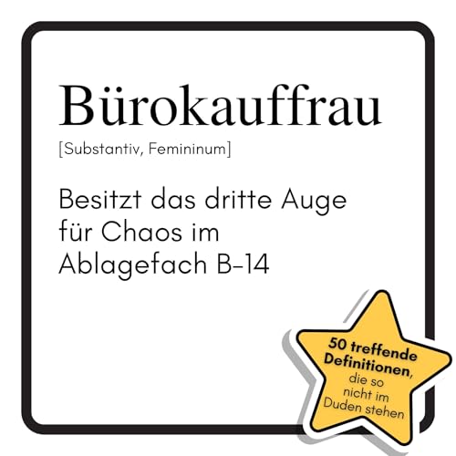 Bürokauffrau: Besitzt das dritte Auge für Chaos im Ablagefach B-14. Das lustige Geschenkbuch für Mann, Frau, Kollege, Freund zu Geburtstag, Weihnachten von FlipFlop