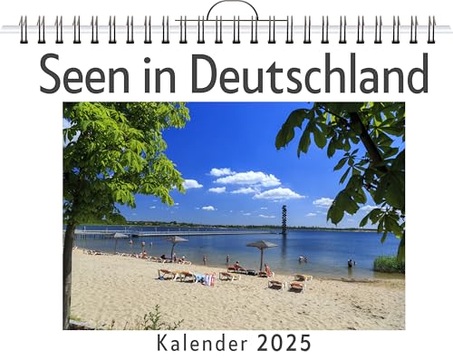 Seen in Deutschland - (Wandkalender 2025, Kalender DIN A4 quer, Monatskalender im Querformat mit Kalendarium, das perfekte Geschenk) von FlipFlop