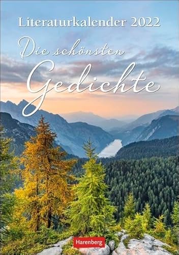 Literaturkalender Die schönsten Gedichte 2022