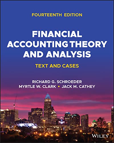 Financial Accounting Theory and Analysis: Text and Cases von John Wiley & Sons Inc