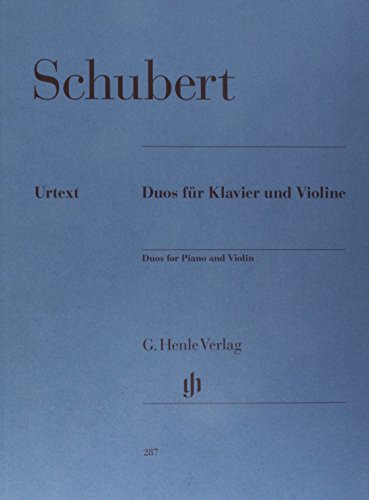 Duos für Klavier und Violine: Besetzung: Violine und Klavier (G. Henle Urtext-Ausgabe)